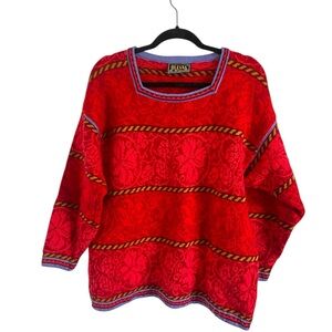 VTG Oleana Nordic Sweater, size medium